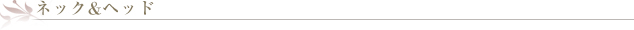 ネック&ヘッド